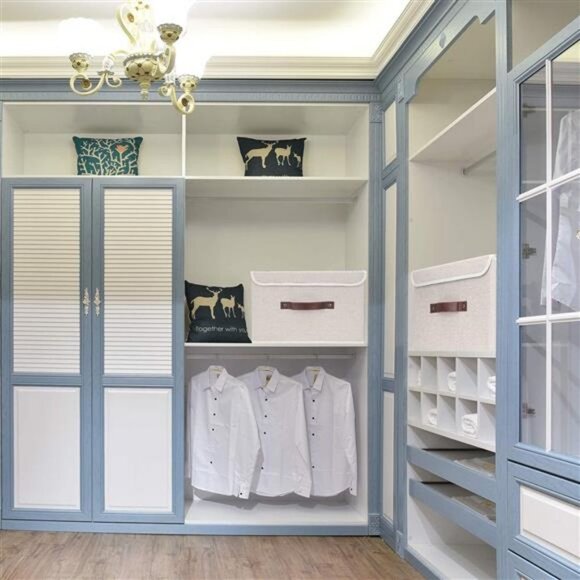 Foldable Storage Boxes with Lids 3 Pack - Beige - Picture 7 of 7